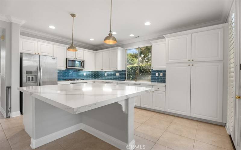 Beautiful 4 bedroom (1 downstairs) 3 bath, detached home with 2222 sq ft with upgrades, backyard, 2 car garage & driveway. With solar panels and prime corner lot in the heart of Ladera community.