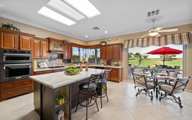 Gourmet Kitchen with Quartzite Counters