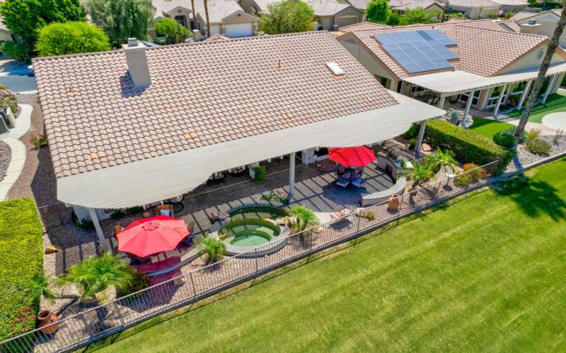 Alumawood Patio Cover Across Entire Home