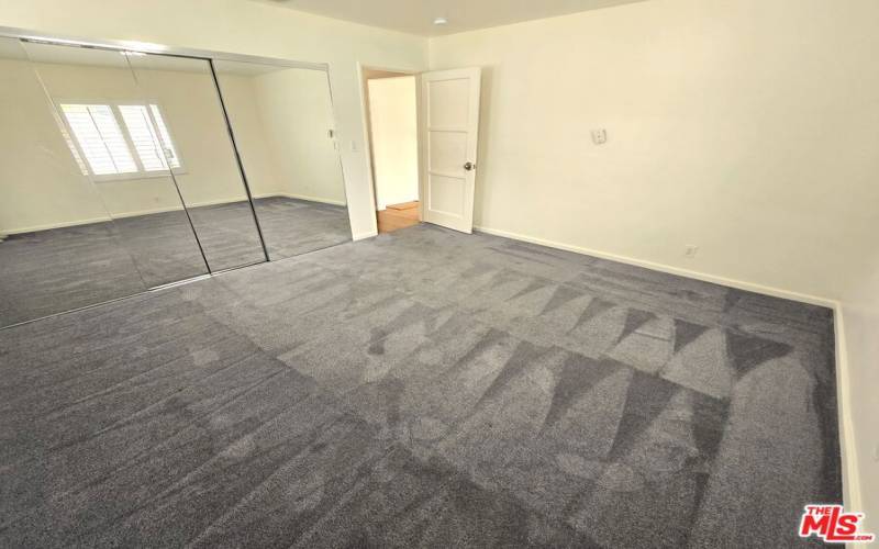 Carpeted 3rd Bedroom.