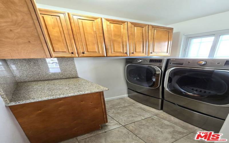 Laundry area.