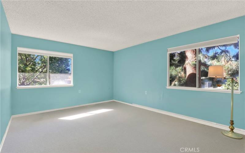 Master bedroom with newer carpet