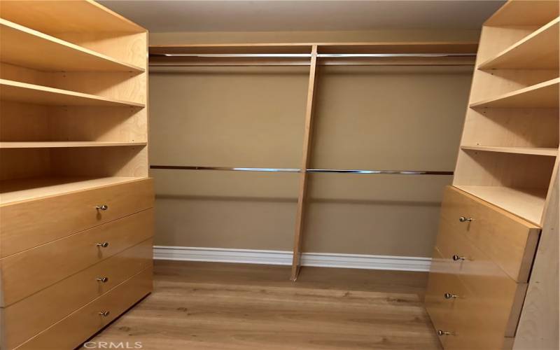 Master suite closet