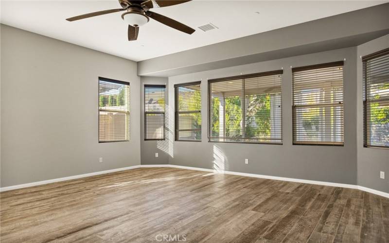 Master Bedroom with view of backyard