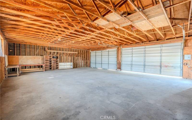 Interior 4 Car Garage