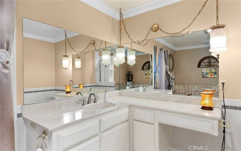 Vanity area in Master bath.