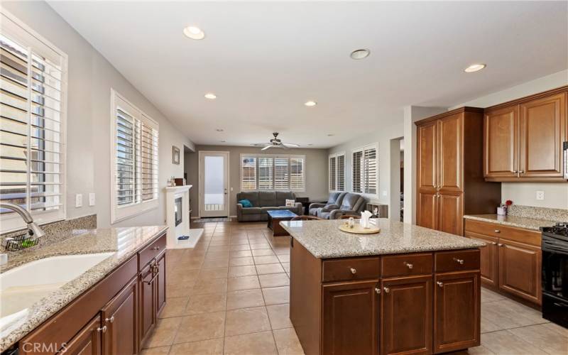 Kitchen and Family Room