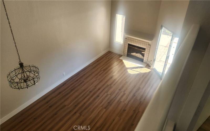 Living-room with Fireplace