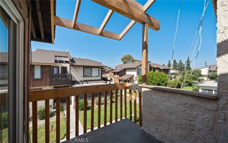 Balcony off of Master Bedroom