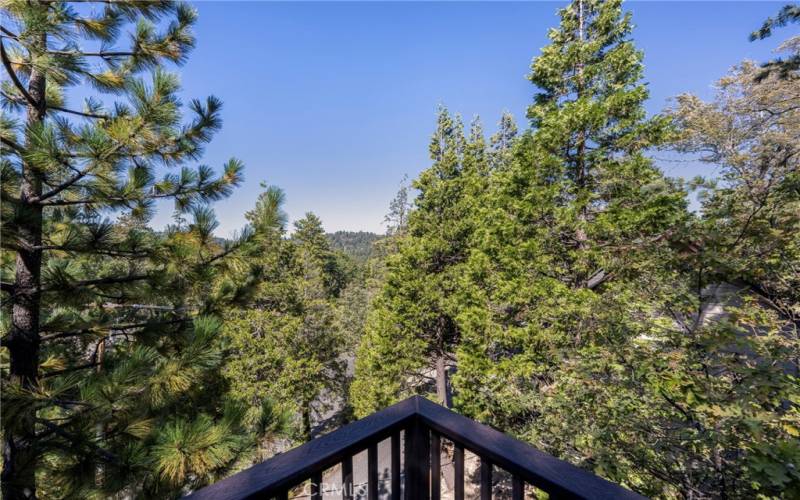 Guest bedroom, with private deck access