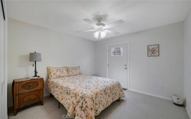 Guest bedroom, with private deck access