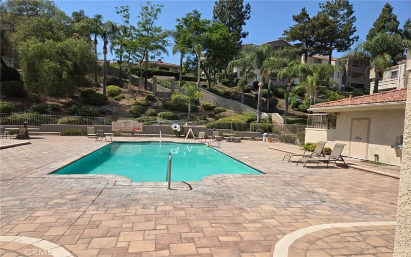 community pool with jacuzzi