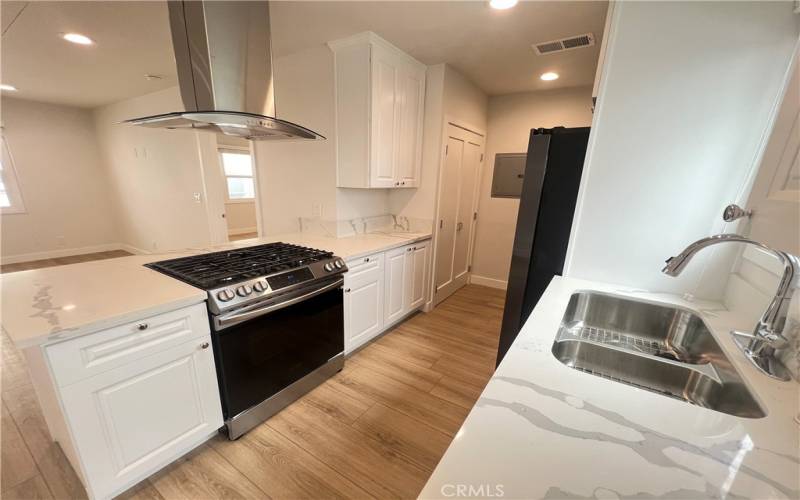 Newly Renovated Kitchen Stainless Steel Appliances