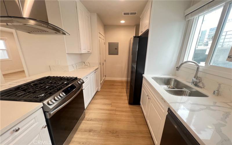 Newly Renovated Kitchen Stainless Steel Appliances