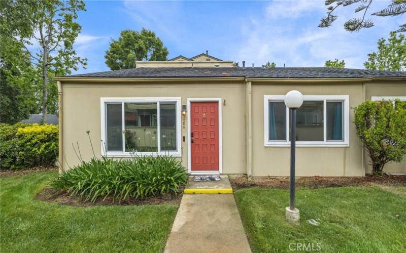 Front entrance to home