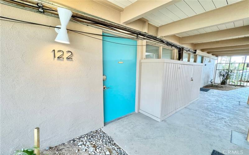 1111 E Palm Canyon #122 - front door