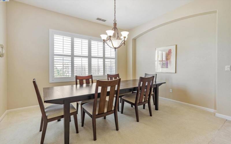 Formal dining room