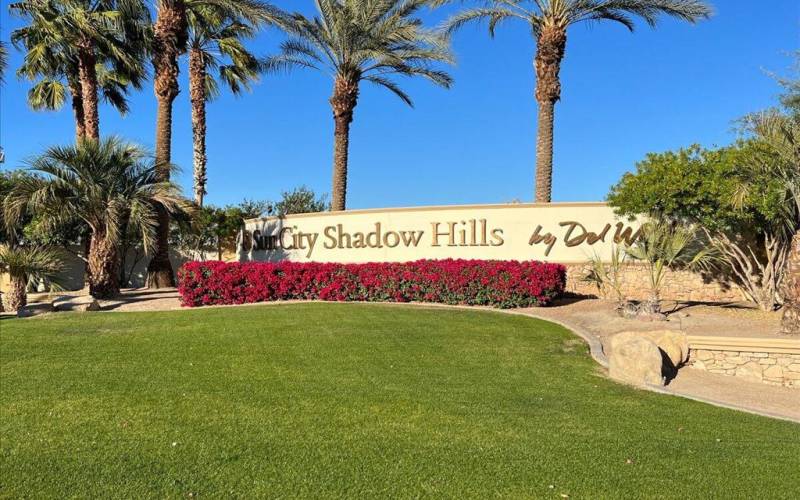 58-Sun City Shadow Hills Sign