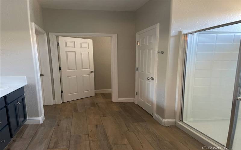 Shower in Master Bathroom