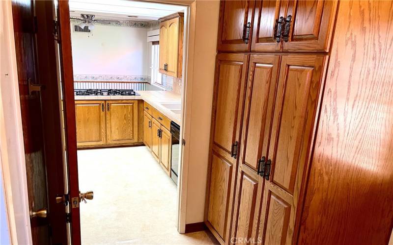 Utility Room/Laundry looking into Kitchen