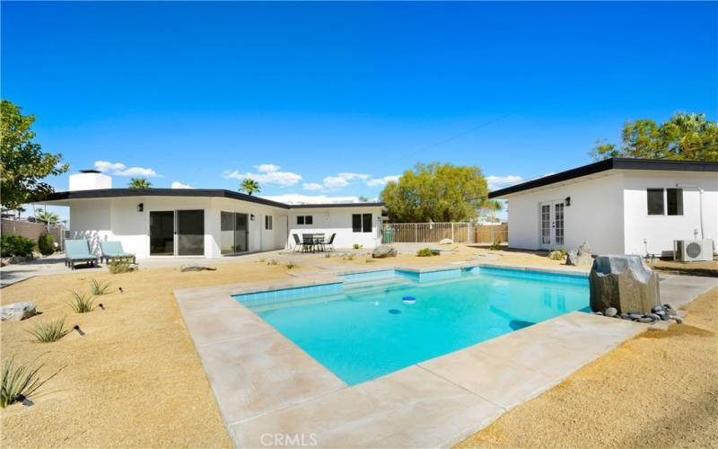 Newly remodeled pool.