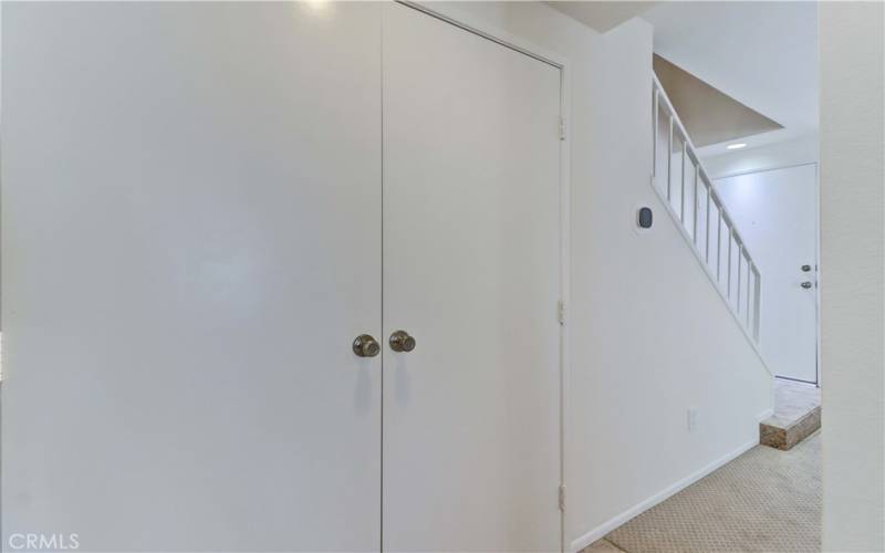 Laundry Closet off kitchen