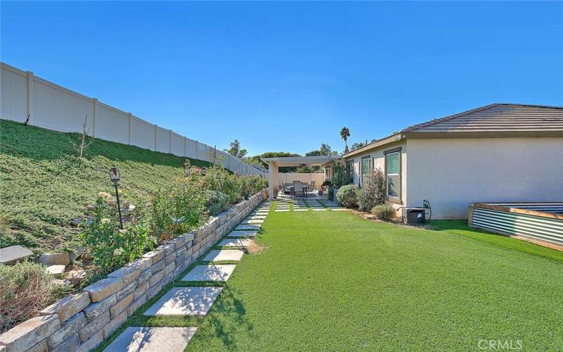 Fully Landscaped and Irrigated Backyard Paradise!