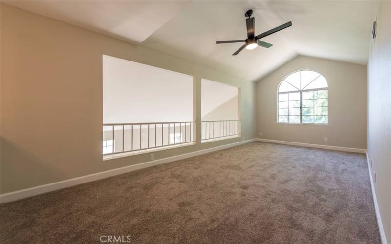 Upstairs Loft with View of Course