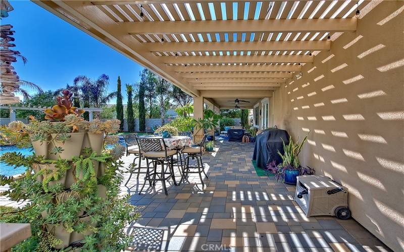 Preview 19 of 31 - Covered Patio with Ceiling Fans & Lights