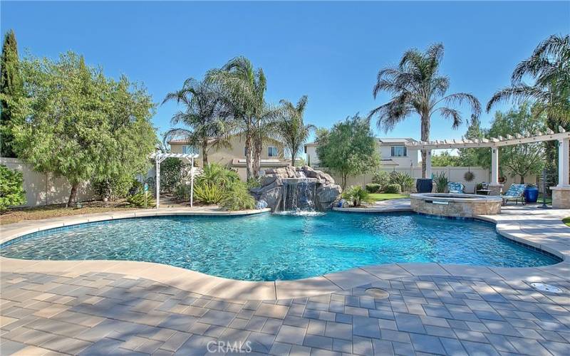 Preview 22 of 31 - View from Covered Patio, Overlooking Pool, Spa, Waterfall