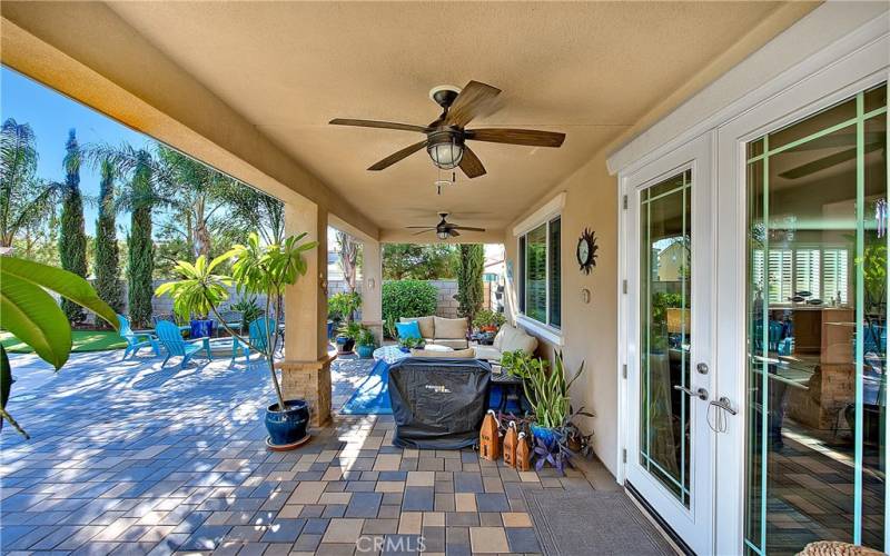 Preview 18 of 31 - Covered Patio with Ceiling Fans & Lights