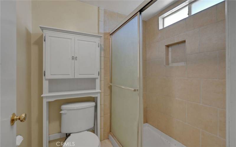 Primary private bathroom with walk-in-shower