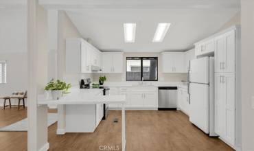 All new kitchen with self closing drawers and cabinets along with, pull out drawers and a lazy Susan.