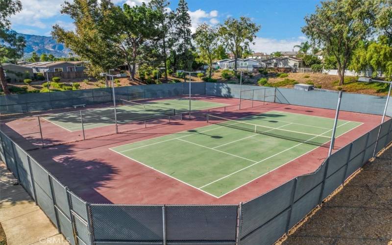 Tennis courts and soon to have pickle ball.