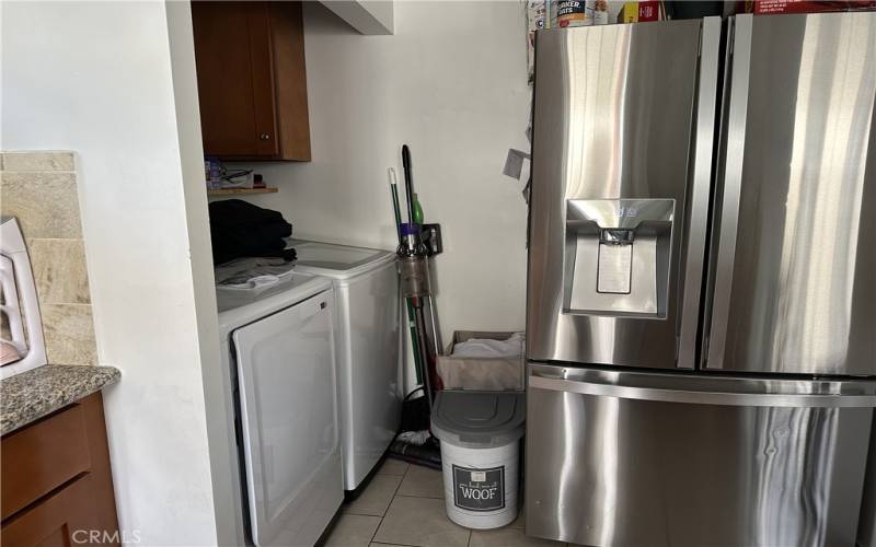 Back Unit Laundry Area in Kitchen