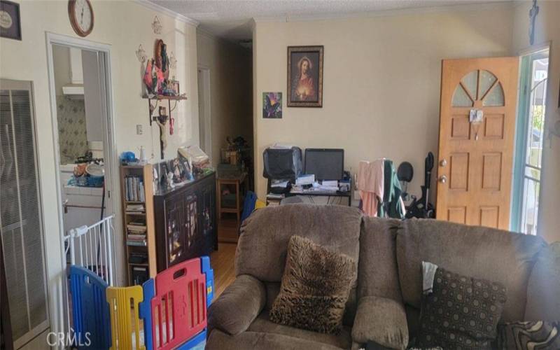 Front House 

Living Room w/ Hardwood Floors