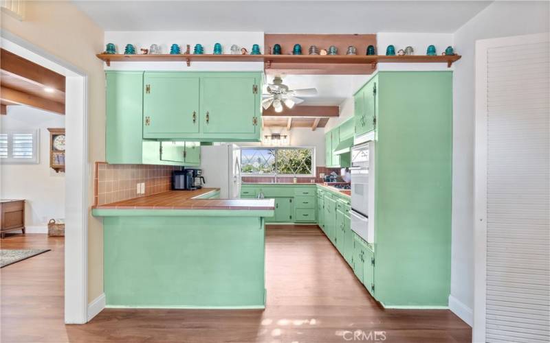 Kitchen overlooking Front Yard