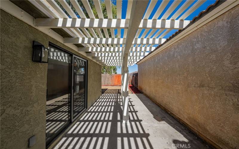 Patio cover backyard