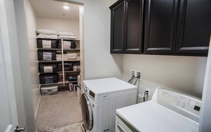 laundry room and storage