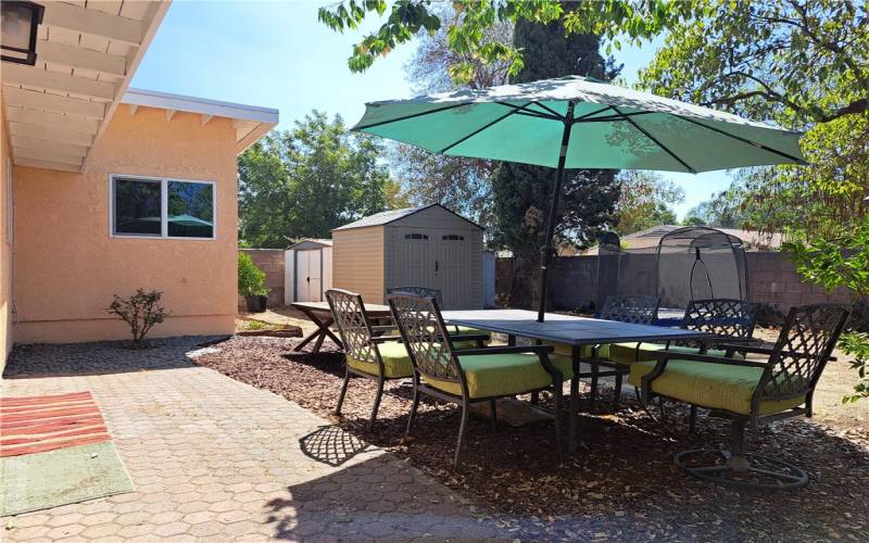 48. back yard dining area