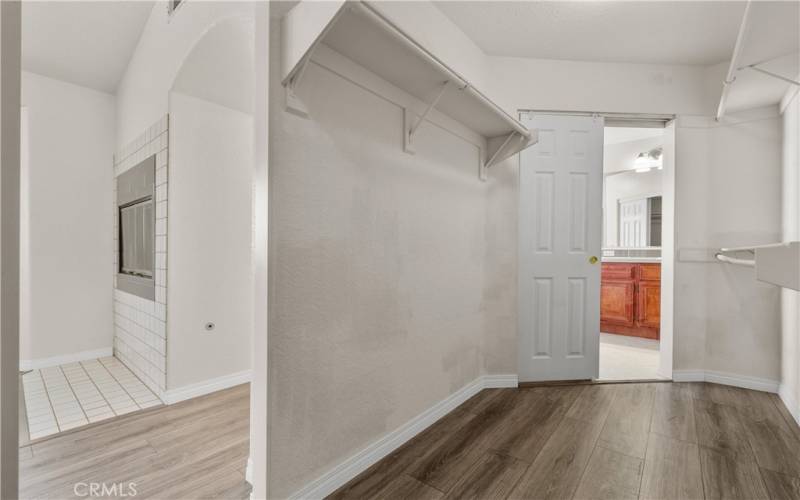 Spacious Walk in Closet Primary Bedroom