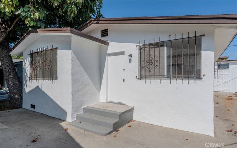 Entrance to rear home