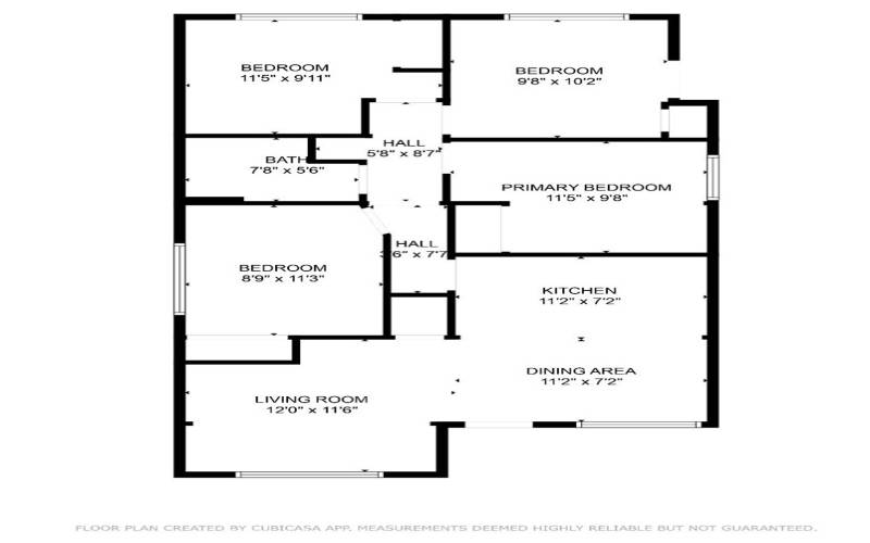 Rear home floor plan