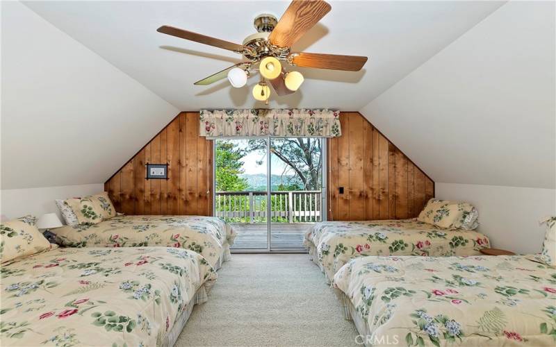 Check out additional upstairs bedroom the owners call the bunk room --  5 BEDS!!