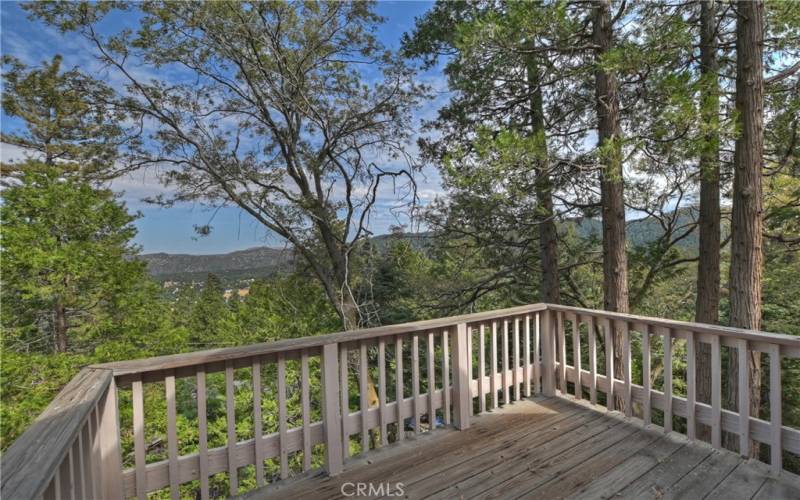 Upper Level Deck off this bedroom with Views for Miles