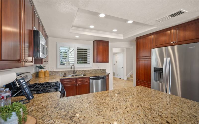 Spacious Kitchen with Recessed Lights