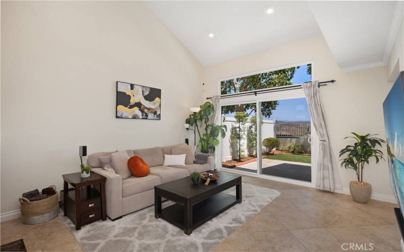 Open and Bright Living Room with Views