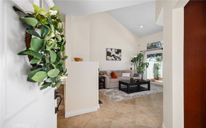 Inviting entry foyer