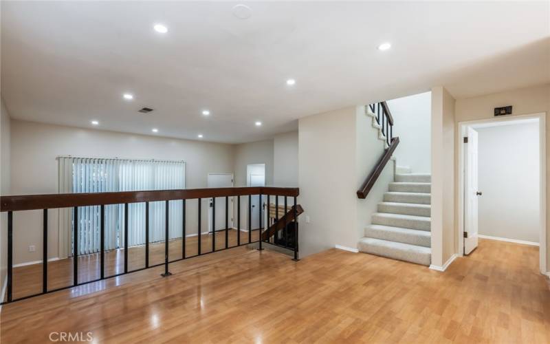 Dinning Area w/ upstairs view