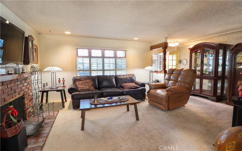 Living Room View to Front Entry